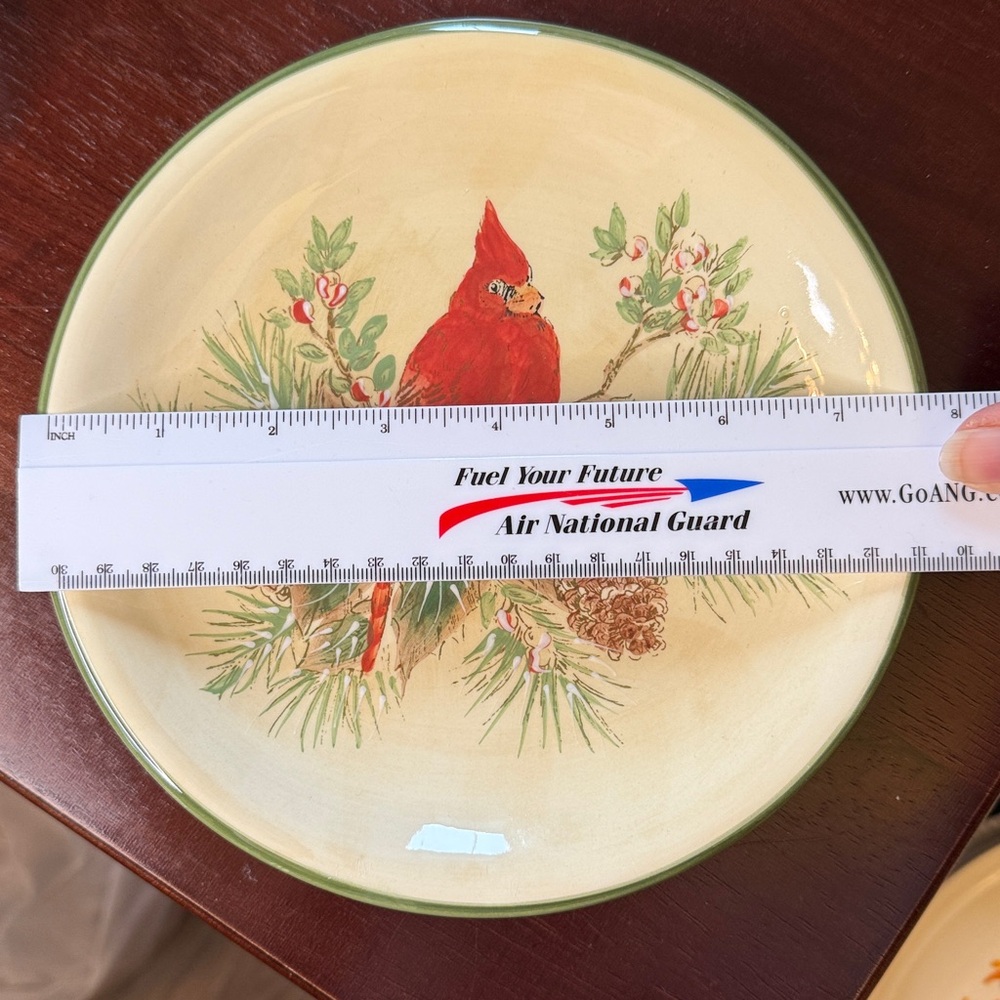 Pacific Rim 8” Cardinal Plate - Picture 6 of 6